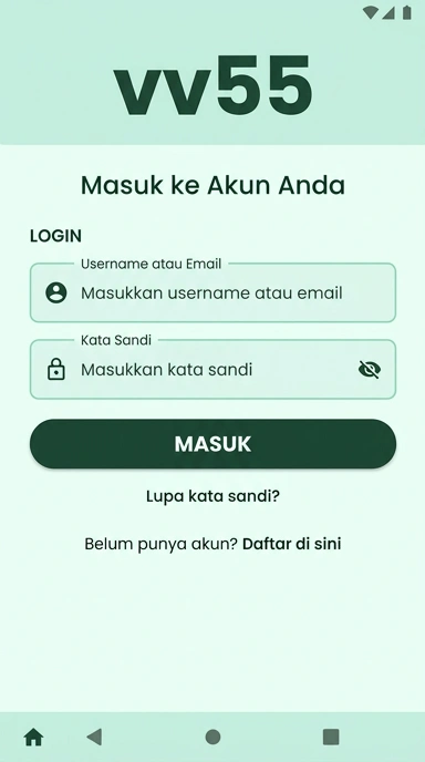 Masuk Akun vv55 untuk Pengguna Android